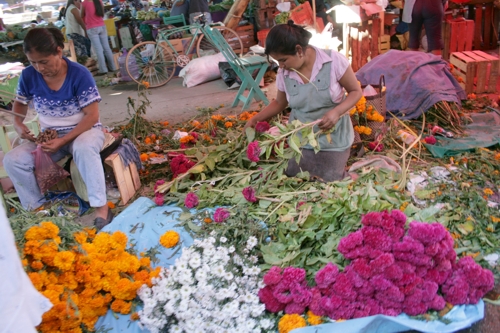 Mercado de muertos en Zaachila, Oaxaca, Valles Centrales